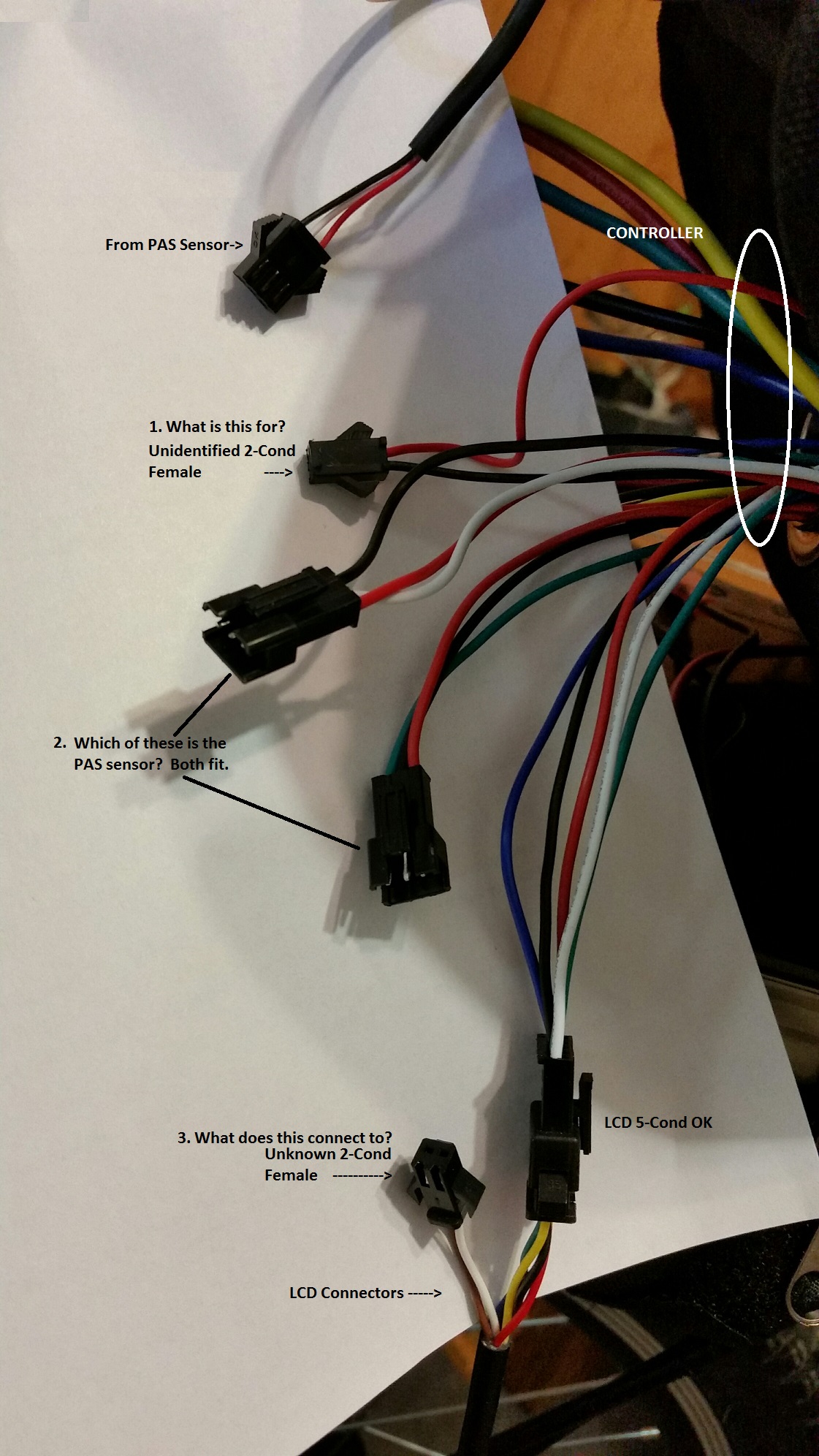 36v 22a Controller Wiring Questions